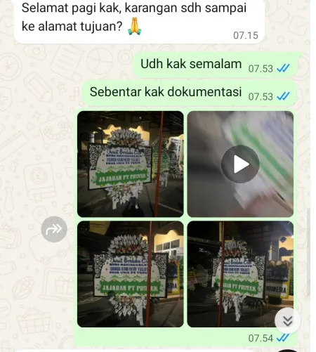 Pengiriman Papan Bunga Selamat Popongan Banyuurip