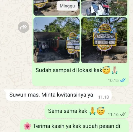 Pengiriman Papan Bunga Duka Popongan Banyuurip