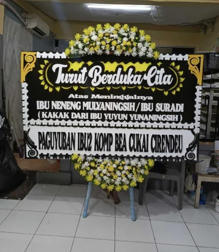 Papan Bunga Duka Popongan Banyuurip